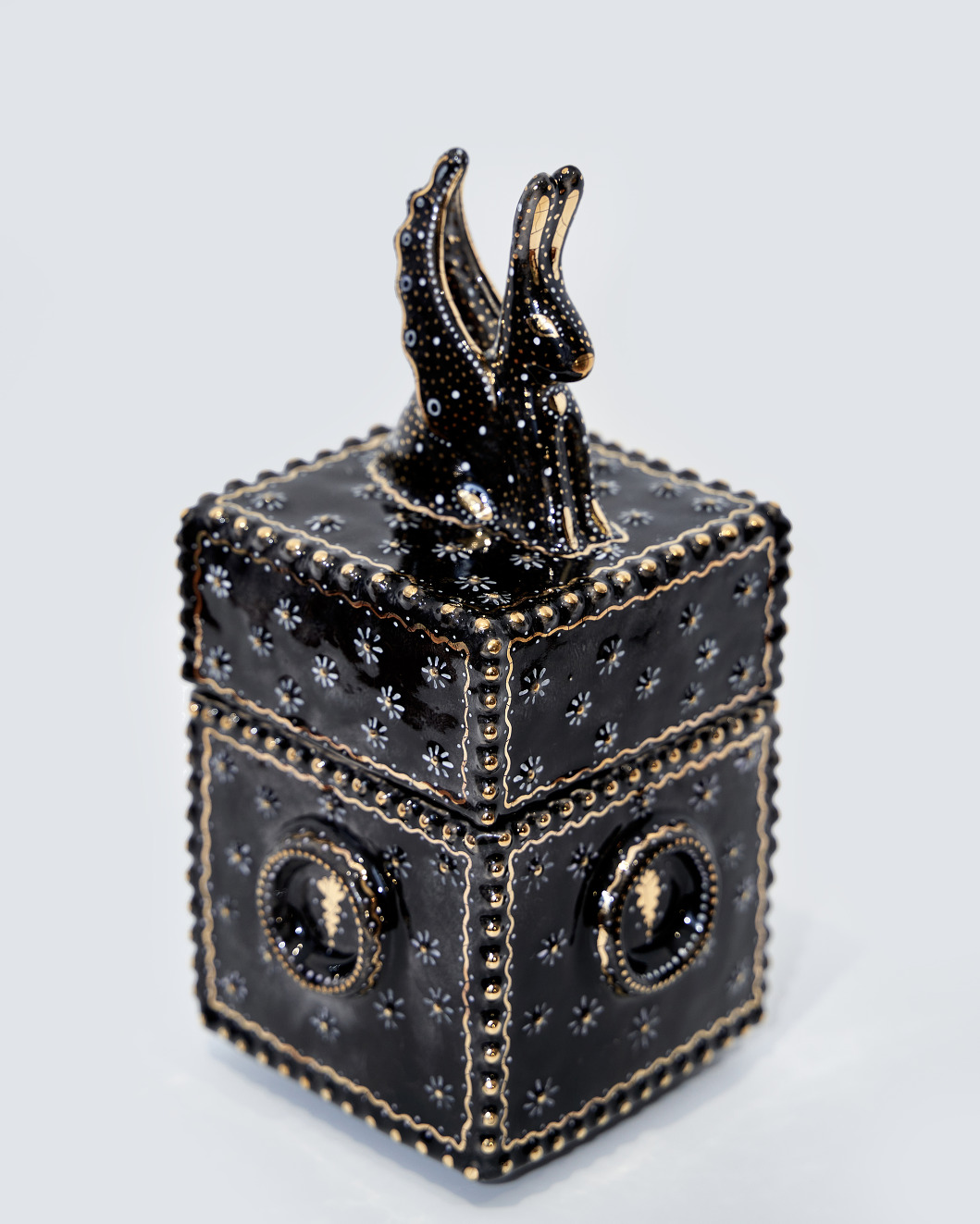Chest with Flying Hare (black) 1